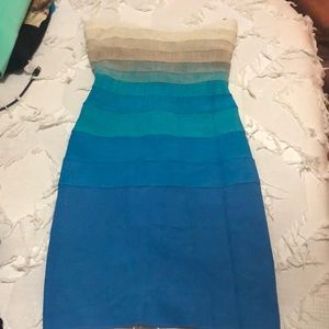 Strapless Guess by marciano dress.